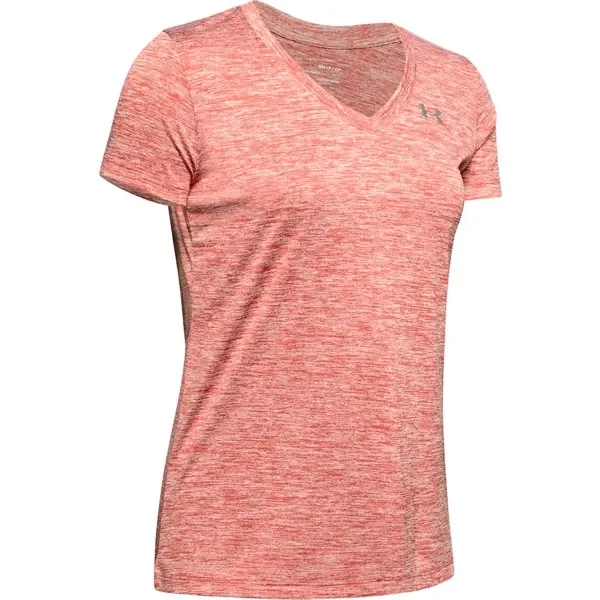 Under Armour Under Armour Tech V-Neck Twist Red XS Women's T-Shirt