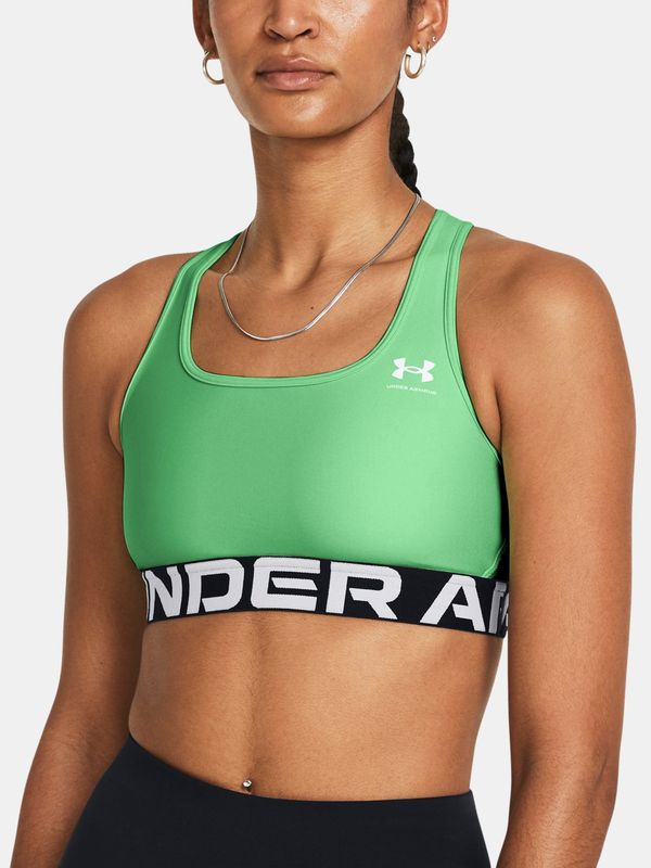 Under Armour Under Armour UA HG Authentics Mid Branded Light Green Women's Sports Bra