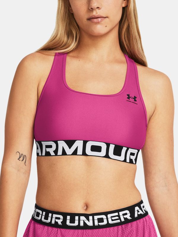 Under Armour Under Armour UA HG Authentics Mid Branded Pink Women's Sports Bra