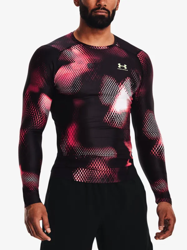 Under Armour Under Armour UA IsoChill Prtd Comp LS-BLK T-Shirt