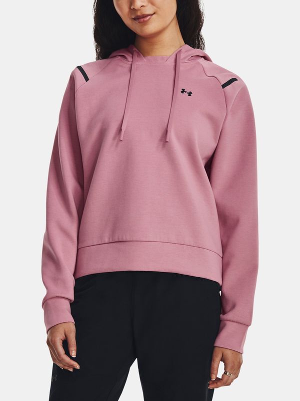 Under Armour Under Armour Unstoppable Flc Hoodie-PNK - Women