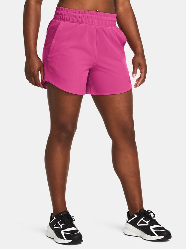 Under Armour Under Armour Women's Deep Pink Sports Shorts Flex Woven Short 5in-PNK
