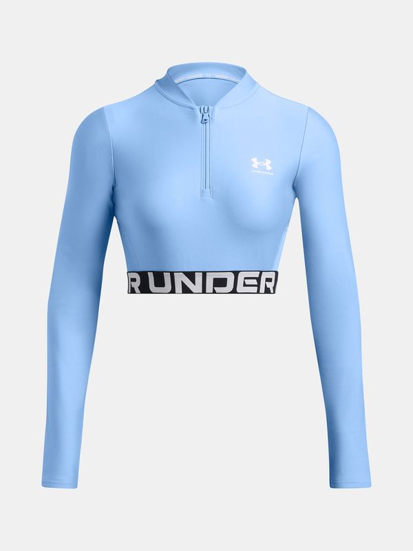 Under Armour Under Armour Women's T-shirt HeatGear Rib 1/4 Zip LS - Women