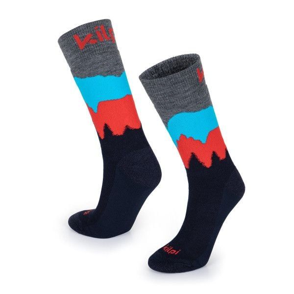 Kilpi Unisex merino wool socks Kilpi NORS-U dark blue