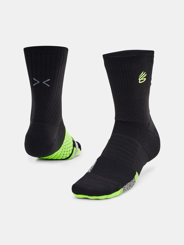 Under Armour Unisex socks Under Armour Curry UA AD Playmaker 1p Mid-BLK - unisex