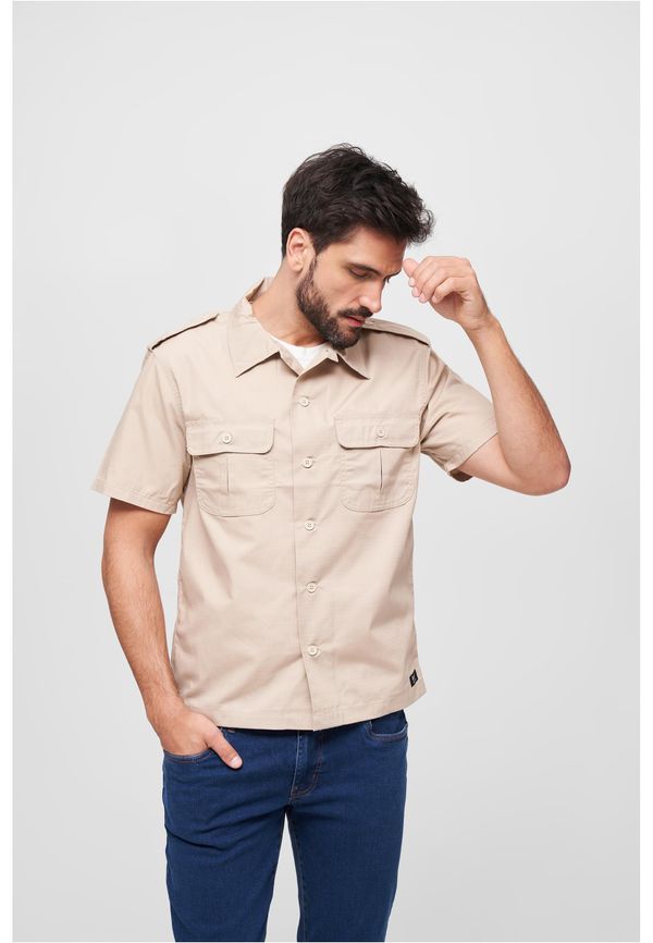 Brandit US Ripstop Short Sleeve Shirt Beige