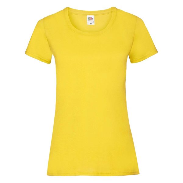 Fruit of the Loom Valueweight Fruit of the Loom Yellow T-shirt