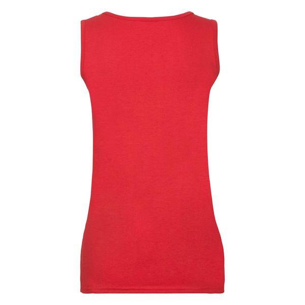 Fruit of the Loom Valueweight Vest Fruit of the Loom Women's Red T-shirt
