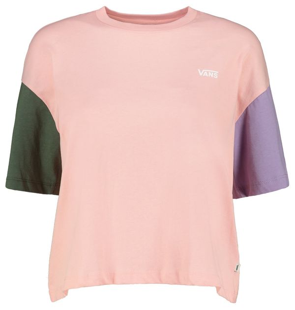 Vans Vans T-Shirt Wm Relaxed Boxes Colo Powder Pink/Thy - Women