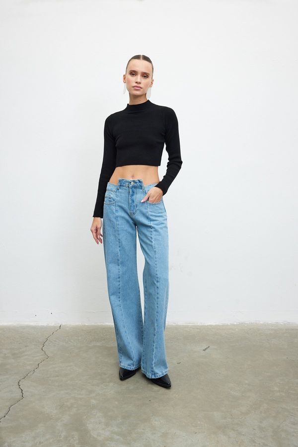 VATKALI VATKALI Design waist straight jeans - Waxed generation