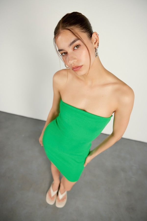 VATKALI VATKALI Strapless Mini Dress Green