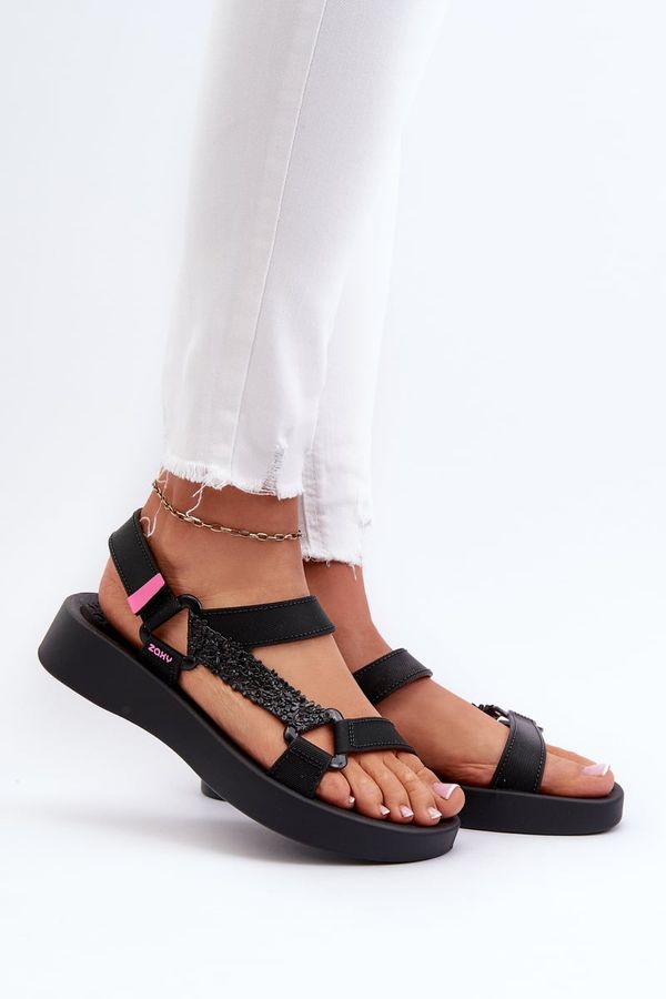 Kesi Velcro sandals ZAXY Black