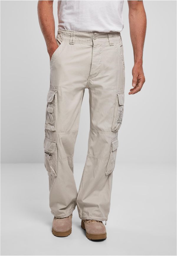 Brandit Vintage Cargo Pants White