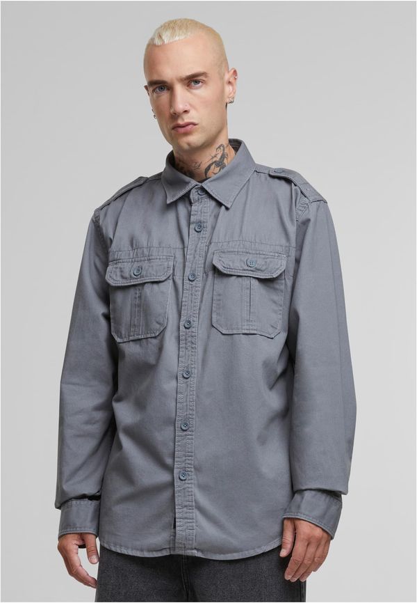 Brandit Vintage Charcoal Grey Shirt