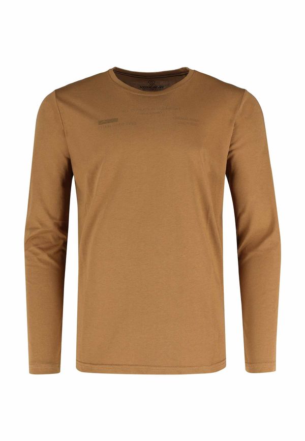 Volcano Volcano Man's Longsleeve L-COMO M17202-W24 Beige