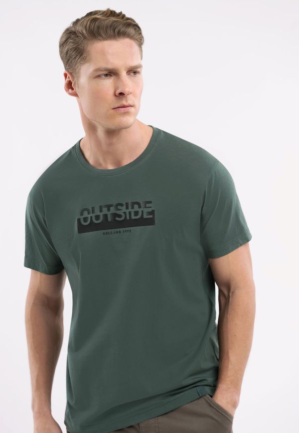 Volcano Volcano Man's T-Shirt T-Outside
