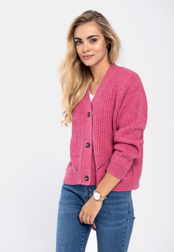 Volcano Volcano Woman's Sweater S-FOXY L21157-W24 Pink Melange