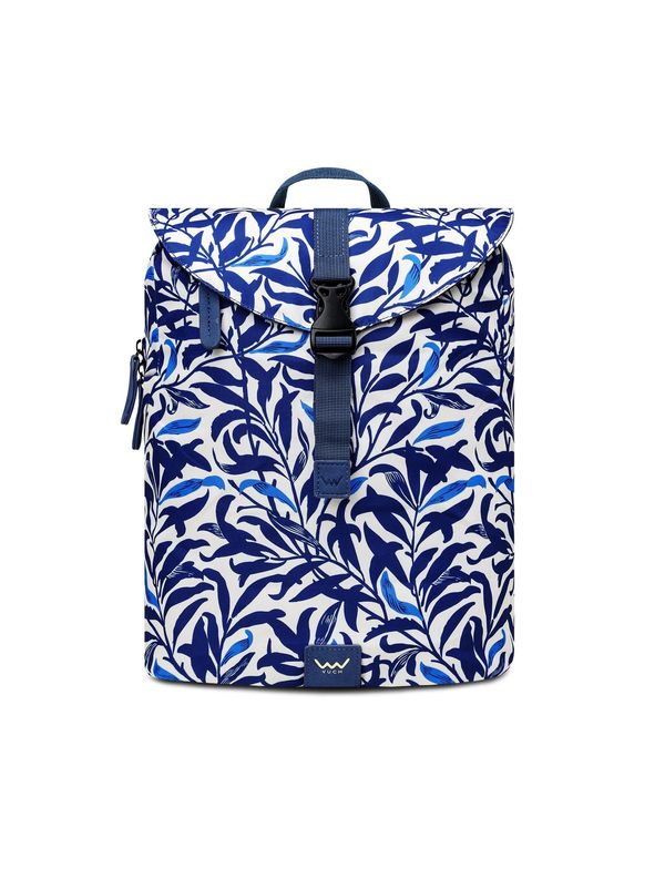 VUCH VUCH Corbin Leaves Blue Backpack