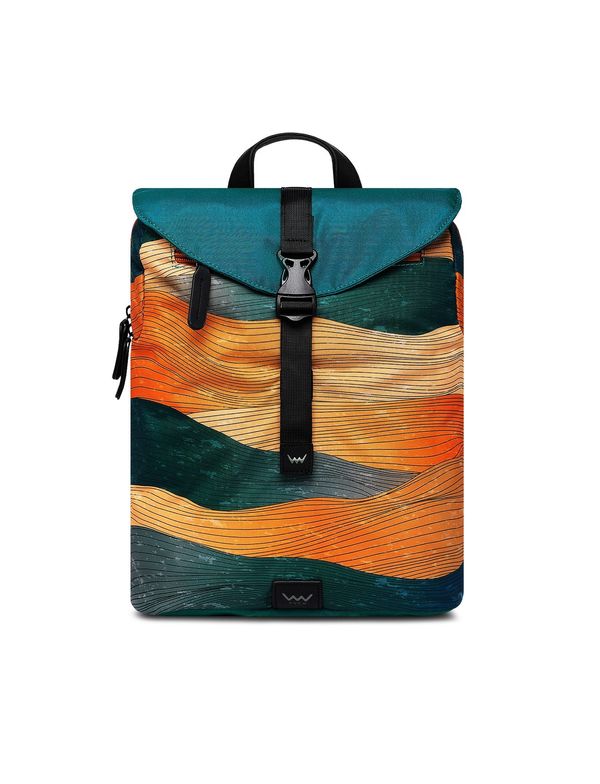 VUCH VUCH Corbin Waves Green city backpack