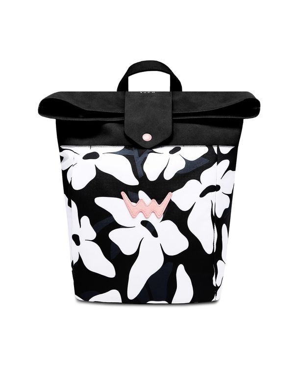 VUCH VUCH Dammit Flowers White Backpack