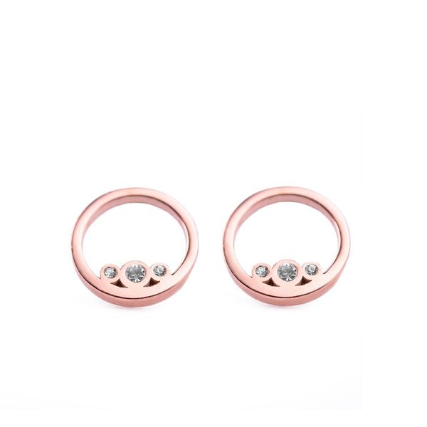 VUCH VUCH Ringy Rose Gold Earrings