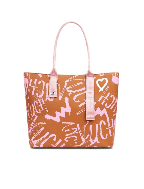 VUCH VUCH Wennie Grafitti Brown Handbag