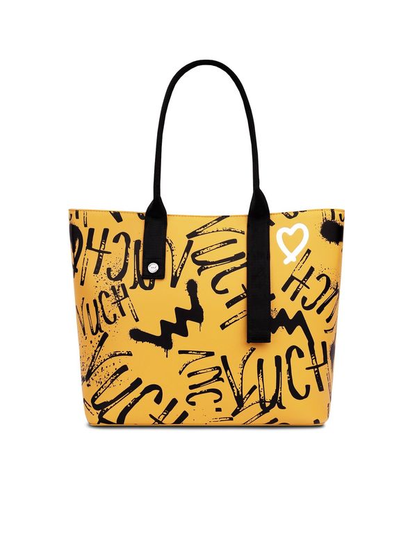 VUCH VUCH Wennie Grafitti Yellow Handbag