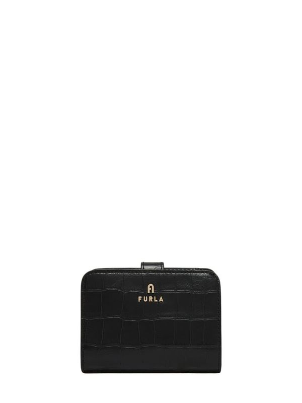 Furla Wallet - FURLA CAMELIA S COMPACT WALLET black