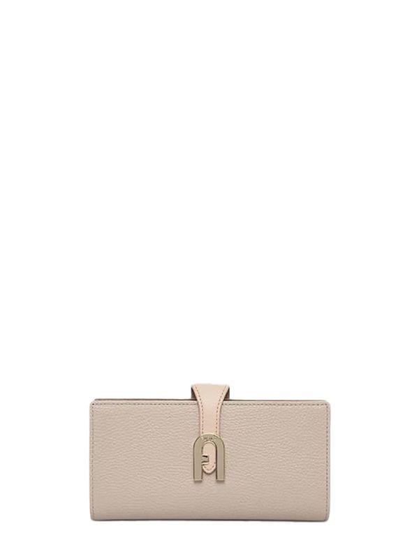 Furla Wallet - FURLA SOFIA GRAINY CONTINENTAL WALLET beige