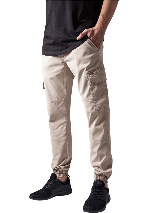 UC Men Washed Cargo Twill Jogging Pants Sand