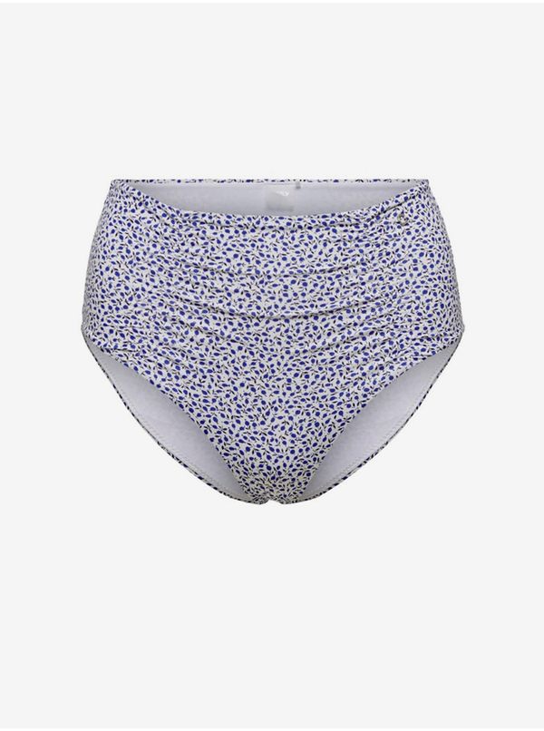 Only White and Blue Floral Bottoms ONLY Ella Swimsuit - Women
