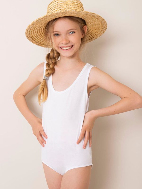 Fashionhunters White Cotton Body for Girl