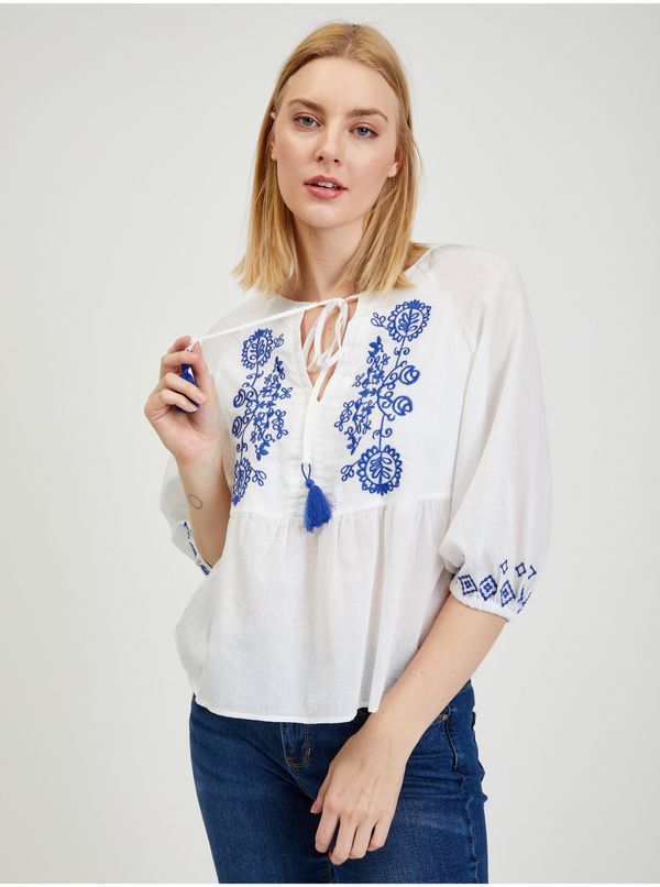 Orsay White floral blouse ORSAY - Ladies