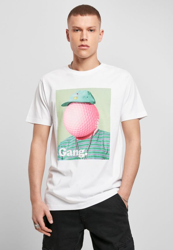 MT Men White Golf Gang T-Shirt