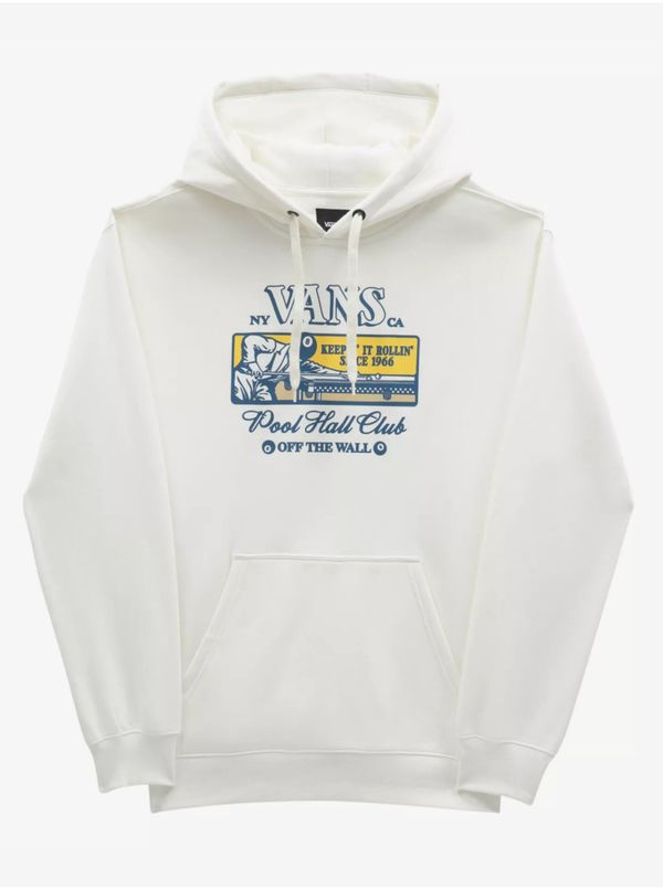Vans White men's hooded sweatshirt VANS Pool Hall - Men's