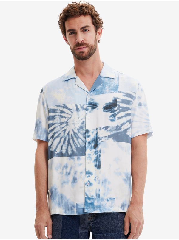DESIGUAL White men's patterned shirt Desigual Fresia - Men