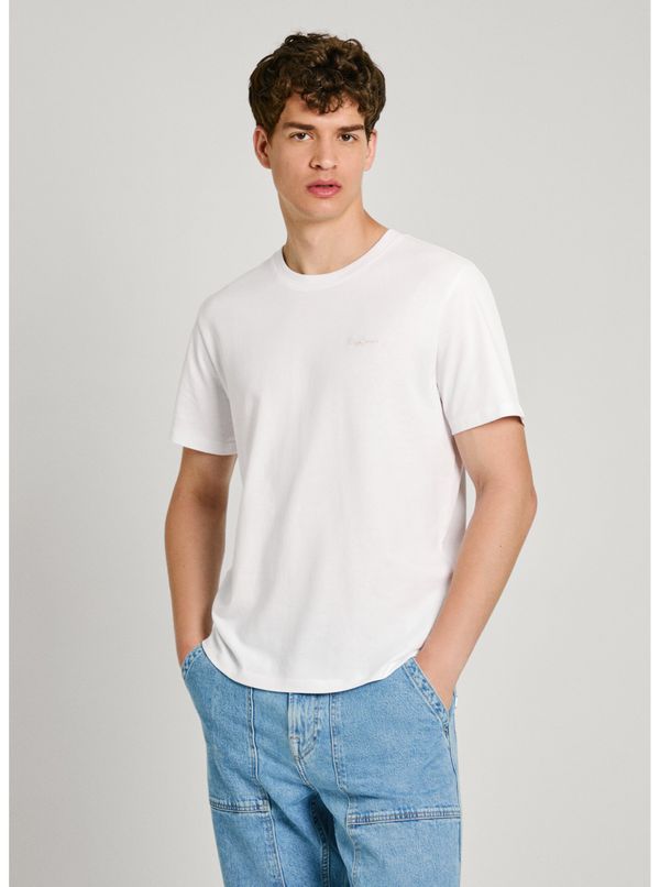 Pepe Jeans White Men's Pepe Jeans T-Shirt - Men's