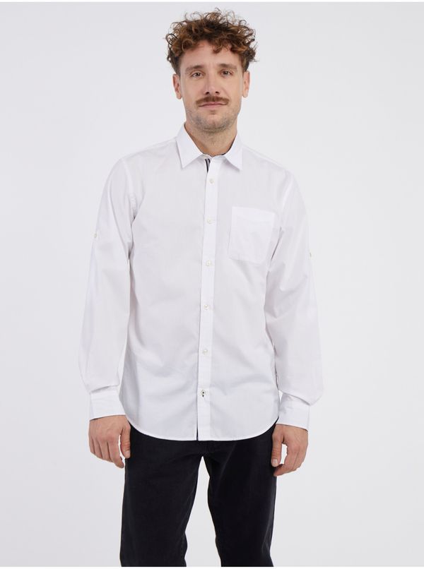 Jack & Jones White Men's Shirt Jack & Jones Plain - Men