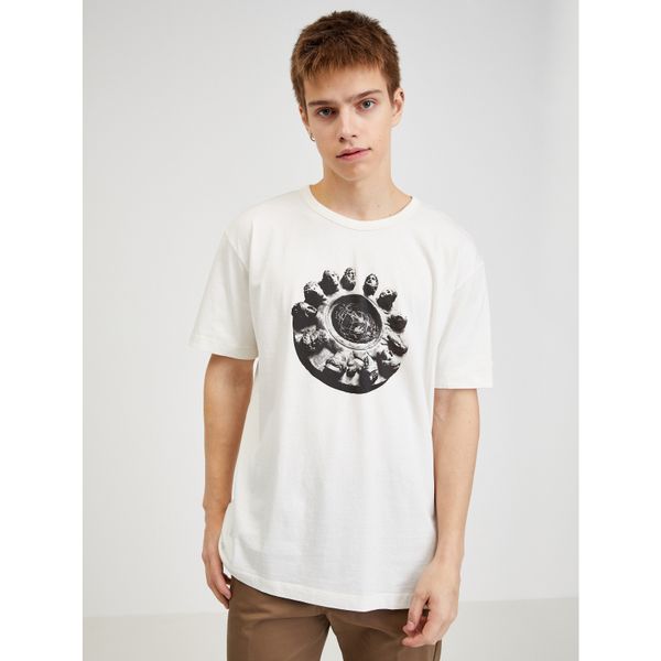 Diesel White Men's T-Shirt Diesel - Men