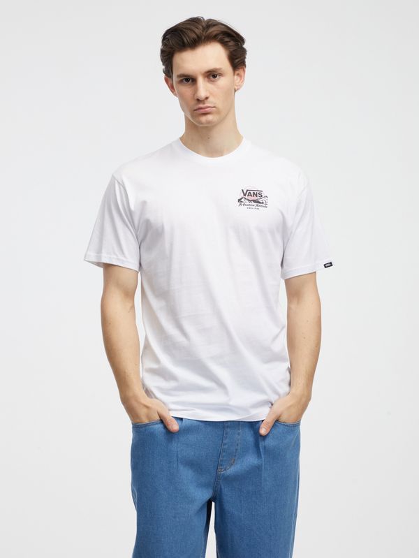 Vans White men's T-shirt VANS Positive Attitude