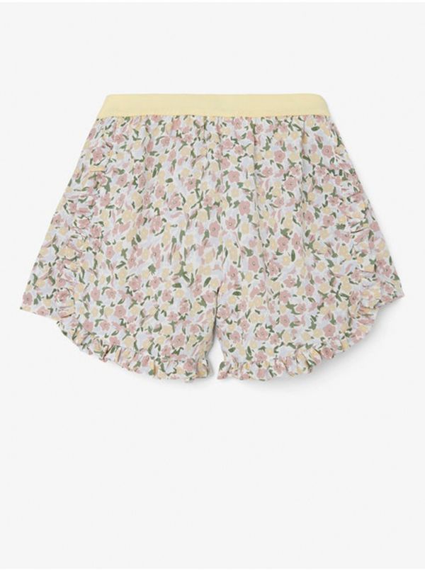 name it White-pink girly floral shorts name it Finna - unisex