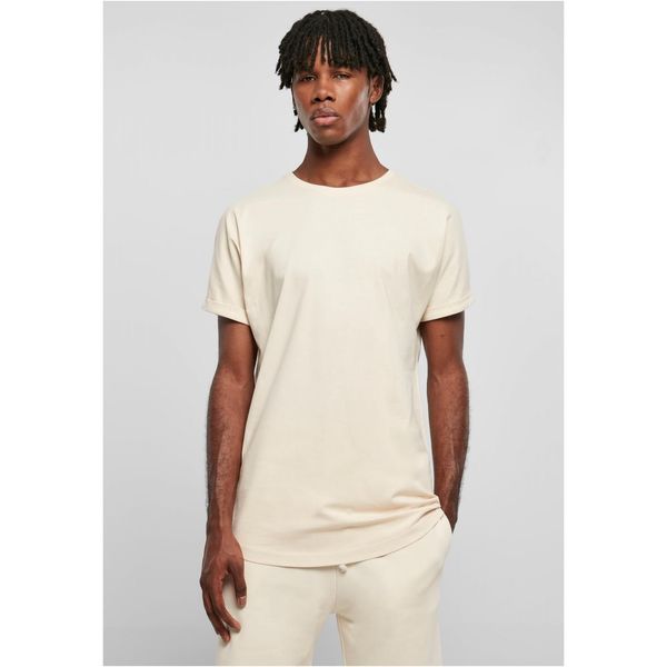 Urban Classics White sand T-shirt with long shape