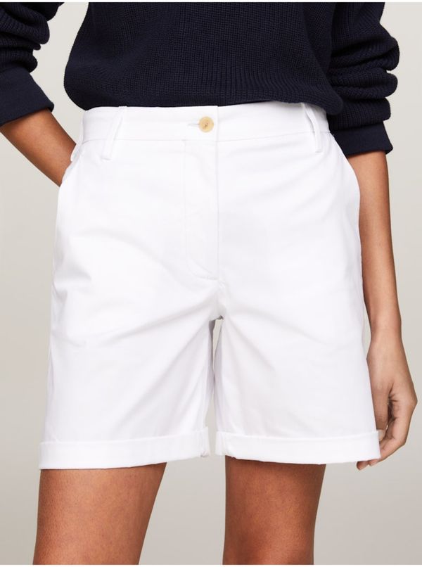 Tommy Hilfiger White women's chino shorts Tommy Hilfiger - Women's