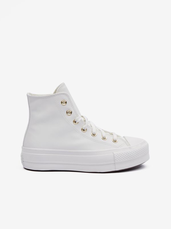 Converse White Women's Converse Chuck Taylor All Star Lift Ankle Sneakers