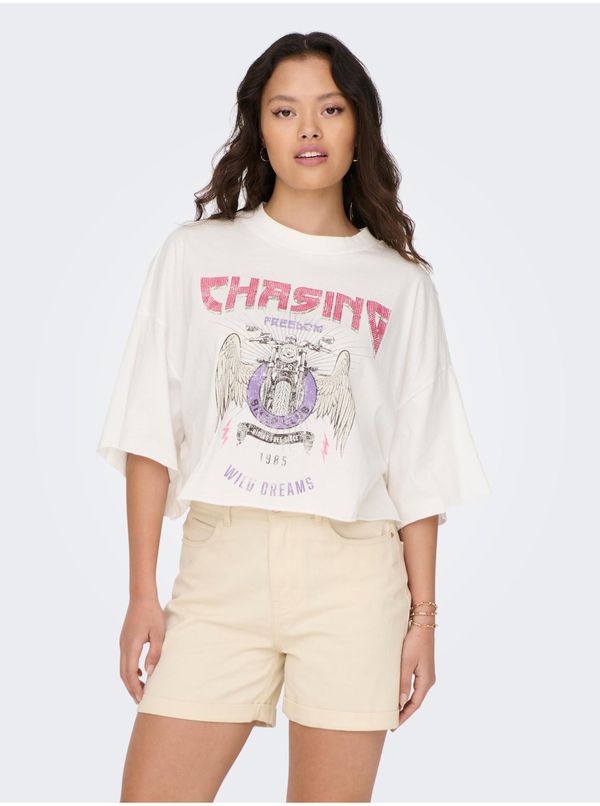 Only White Women's Oversize T-Shirt ONLY Lucy - Women