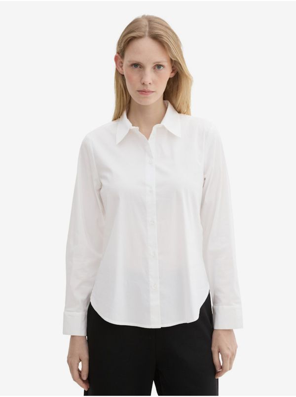 Tom Tailor White women's shirt Tom Tailor - Women's