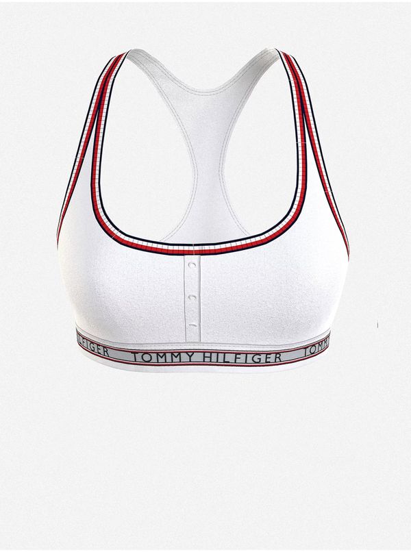 Tommy Hilfiger White Women's Sports Bra Tommy Hilfiger Underwear - Women