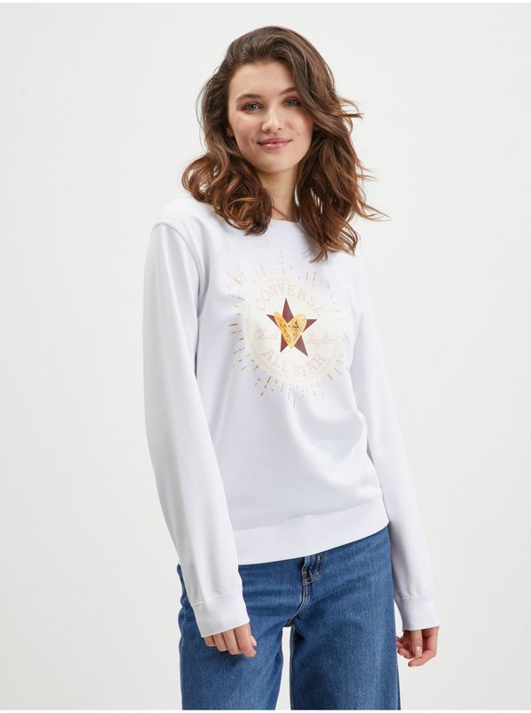 Converse White Women's Sweatshirt Converse - Women