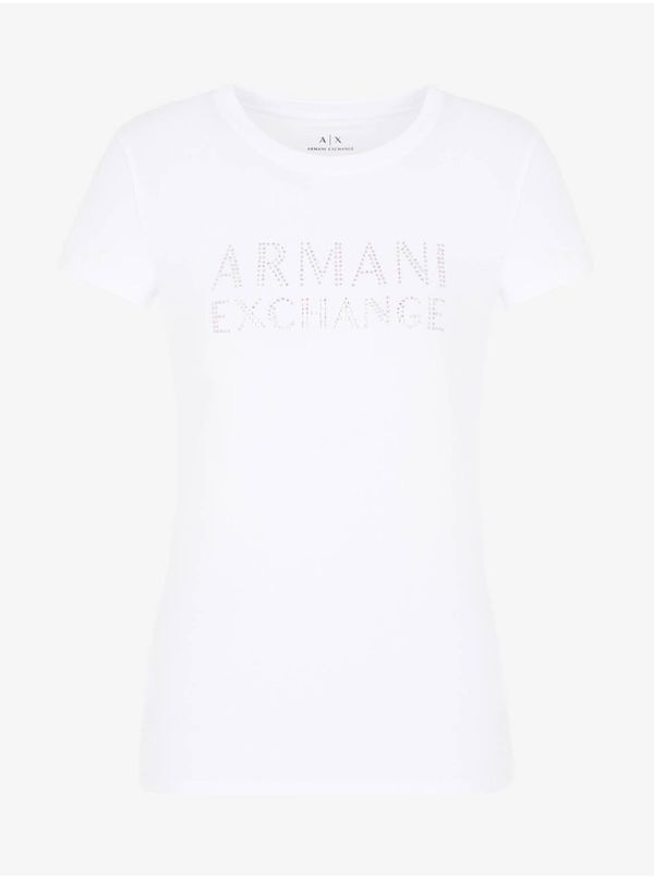 Armani White women's T-shirt Armani Exchange - Women
