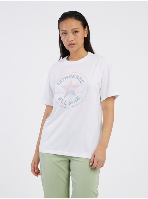 Converse White Women's T-Shirt Converse - Women